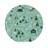 3 meters left! - Forest Friends Main in Frost - Forest Friends Collection - Riley Blake Designs