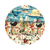 1 meter left! - Holiday Unicorns - Fantastical Holiday Collection - Dear Stella Fabrics
