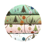 2.5 meters left! - Forest Friends Main in Green - Forest Friends Collection - Riley Blake Designs