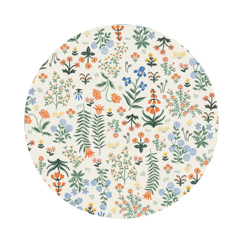 Menagerie Garden in Cream Rayon - Camont Collection by Rifle Paper Co. - Cotton + Steel Fabrics
