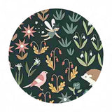 Critters & Fairies in Charcoal - Fawned of You Collection - Dear Stella Fabrics