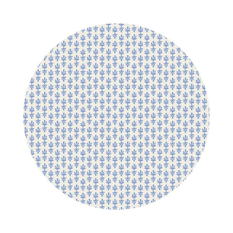 4 meters left! - Petal in Blue Cotton - Camont Collection by Rifle Paper Co. - Cotton + Steel Fabrics