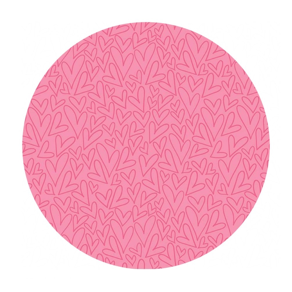4 meters left! - Love Hearts in Pink - Sending Love Collection - Riley Blake Designs