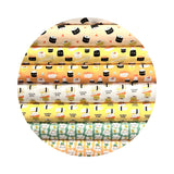 4.5 meters left! - Sushi Mania in Yellow - On a Roll Collection - Camelot Fabrics