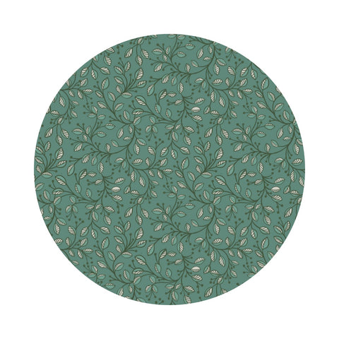 Leaves on Green - Honey Bee Collection - Lewis & Irene Fabrics