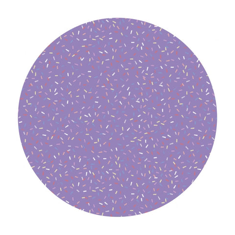 1 meter left! - Sprinkles in Lilac - Ice Cream Blossoms Collection - Camelot Fabrics