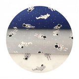 .5 meters left! - Astronauts Gray - Out of this World with NASA Collection - Riley Blake Designs