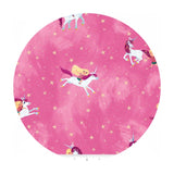 2 meters left! - Unicorn Main in Pink - Uni the Unicorn Collection - Riley Blake Designs