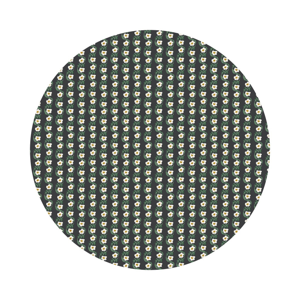 Messina Stripe in Black Metallic - Bramble by Rifle Paper Co. - Cotton + Steel Fabrics