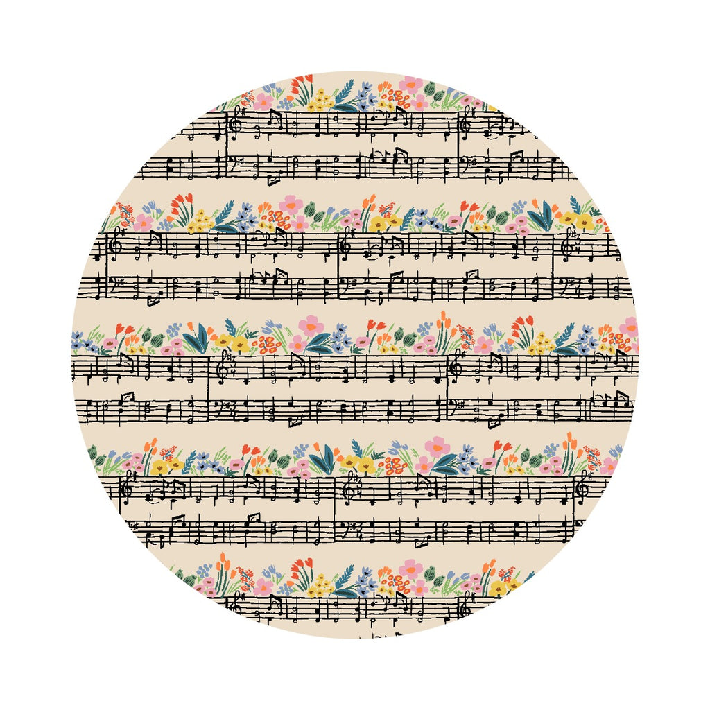 3.5 meters left! - Music Notes - Bramble by Rifle Paper Co. - Cotton + Steel Fabrics