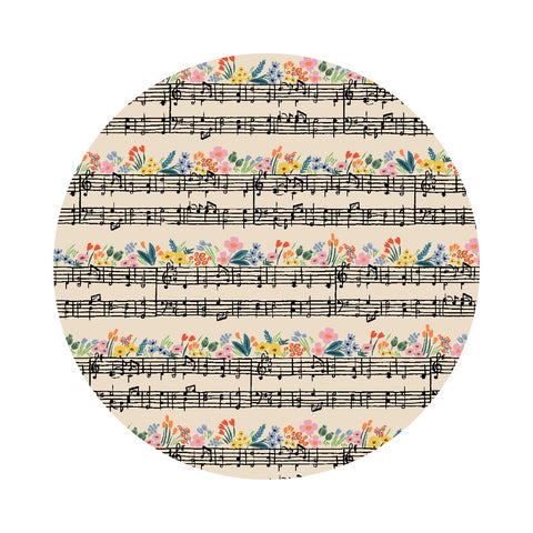 3.5 meters left! - Music Notes - Bramble by Rifle Paper Co. - Cotton + Steel Fabrics
