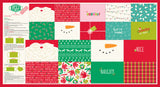 Safety First Holiday Face Mask Panel - Stacy Iest Hsu - Moda Fabrics