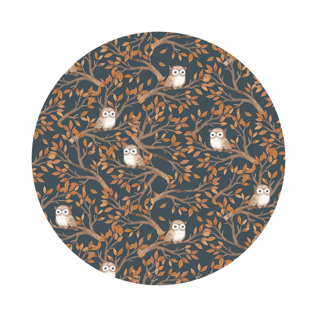 Owls in Iron - Little Forest Collection - Dear Stella Fabrics
