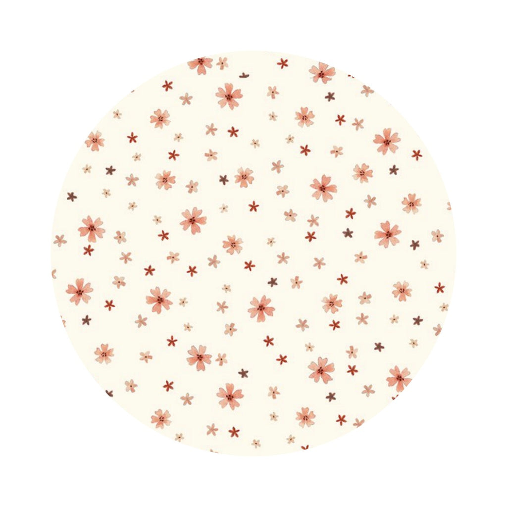 .5 meters left! - Ditsy in Cream - Little Fawn Celebration Collection - Dear Stella Fabrics
