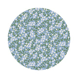 2 meters left! - Daphne in Blue Metallic - Bramble by Rifle Paper Co. - Cotton + Steel Fabrics