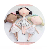 2 panels left! - Doll Main Pink - Rosie & Rowan - Doll Fabric Cottons - Riley Blake Designs - Each Panel Makes 2 Dolls!