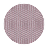 1.5 meters left! - Honeycomb on Mild Lilac - Queen Bee Collection - Lewis & Irene Fabrics