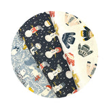 .5 meters left! - Snowman Parade - Snow Much Fun Collection - Dear Stella Fabrics