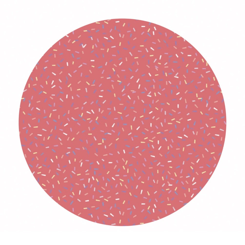 3 meters left! - Sprinkles in Pink - Ice Cream Blossoms Collection - Camelot Fabrics