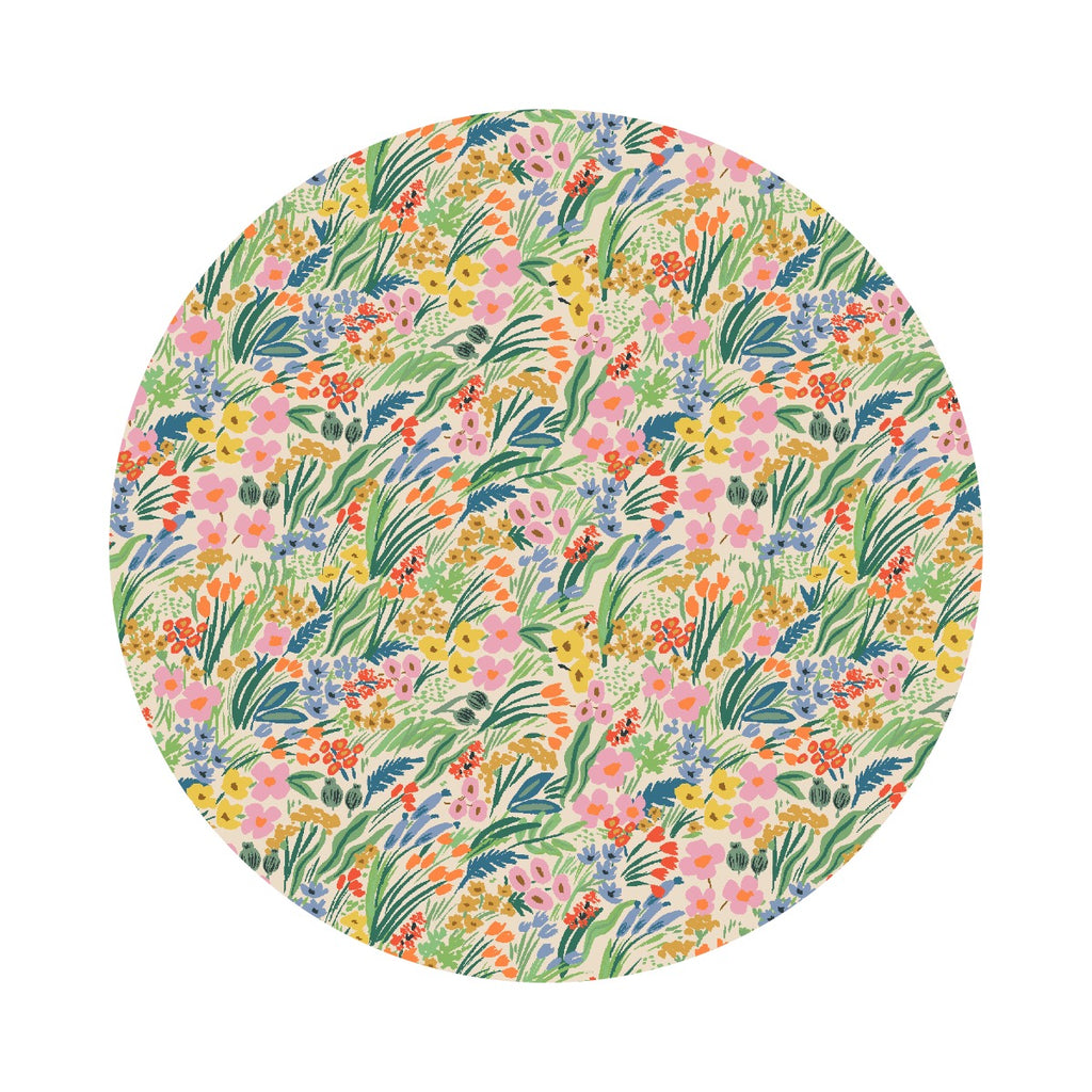 4 meters left! - Lea in Cream - Bramble by Rifle Paper Co. - Cotton + Steel Fabrics