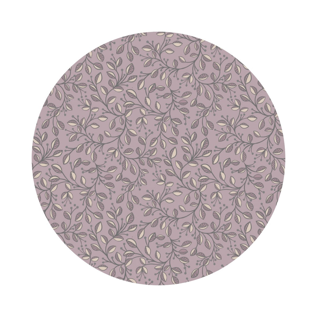 Leaves on Warm Lavender - Honey Bee Collection - Lewis & Irene Fabrics