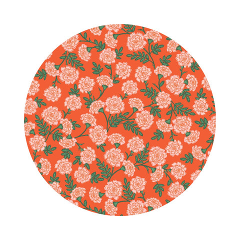 Dianthus in Red - Bramble by Rifle Paper Co. - Cotton + Steel Fabrics