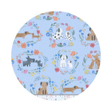 1.5 meters left! - Kiss My Mutt in Azure - Paws & Reflect Collection - Dear Stella Fabrics