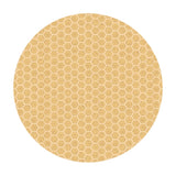1 meter left! - Honeycomb on Honey - Queen Bee Collection - Lewis & Irene Fabrics