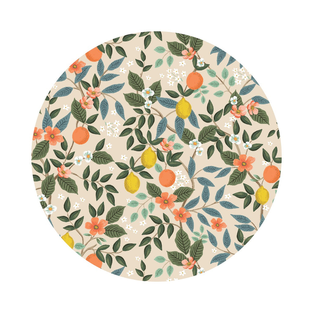 4.5 meters left! - Citrus Grove in Cream - Bramble by Rifle Paper Co. - Cotton + Steel Fabrics