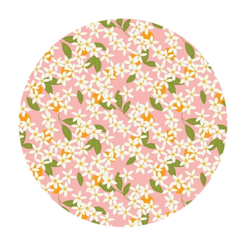 2.5 meters left! - Grove Blossoms in Grapefruit - Grove Collection - Riley Blake Designs
