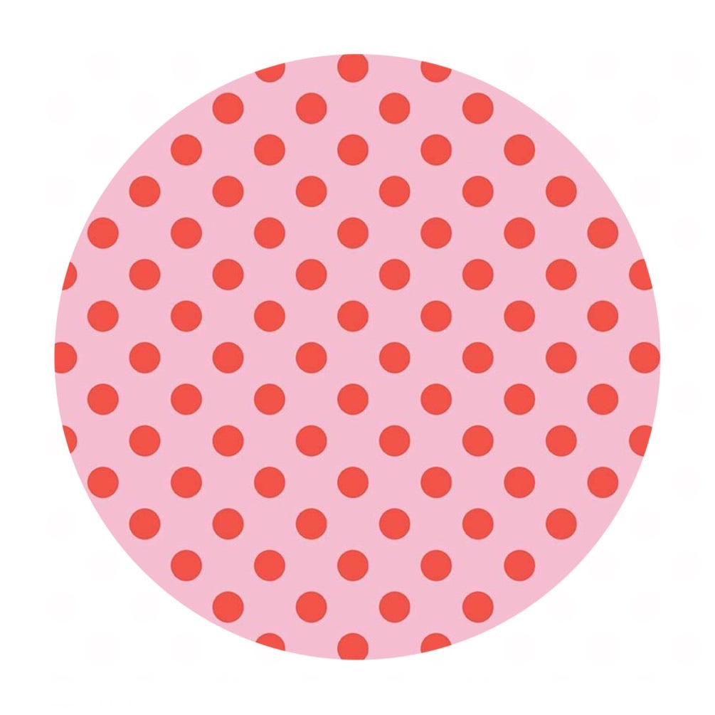2 meters left! - Love Dots in Petunia - Sending Love Collection - Riley Blake Designs
