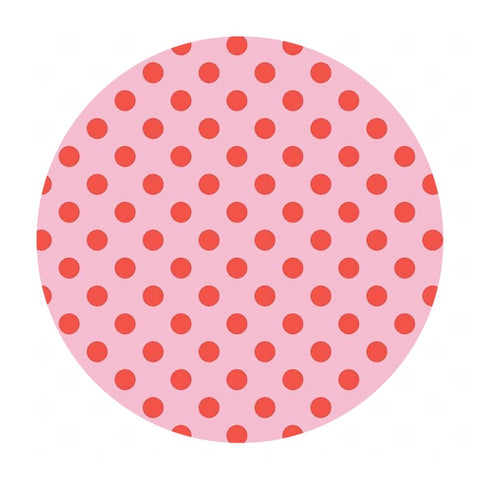 2 meters left! - Love Dots in Petunia - Sending Love Collection - Riley Blake Designs