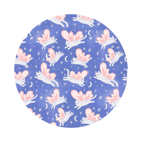 2 meters left! - Kitty Fairies - Fairy Forest Collection - Dear Stella Fabrics