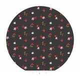 Ditsy Floral in Charcoal - Holly Holiday Collection - Riley Blake Designs