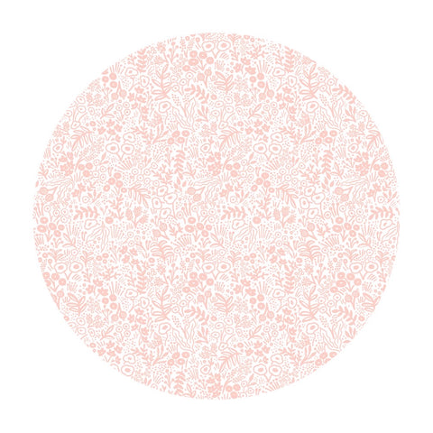 Re-stock! Tapestry Lace in Blush Cotton - Basics by Rifle Paper Co. - Cotton + Steel Fabrics