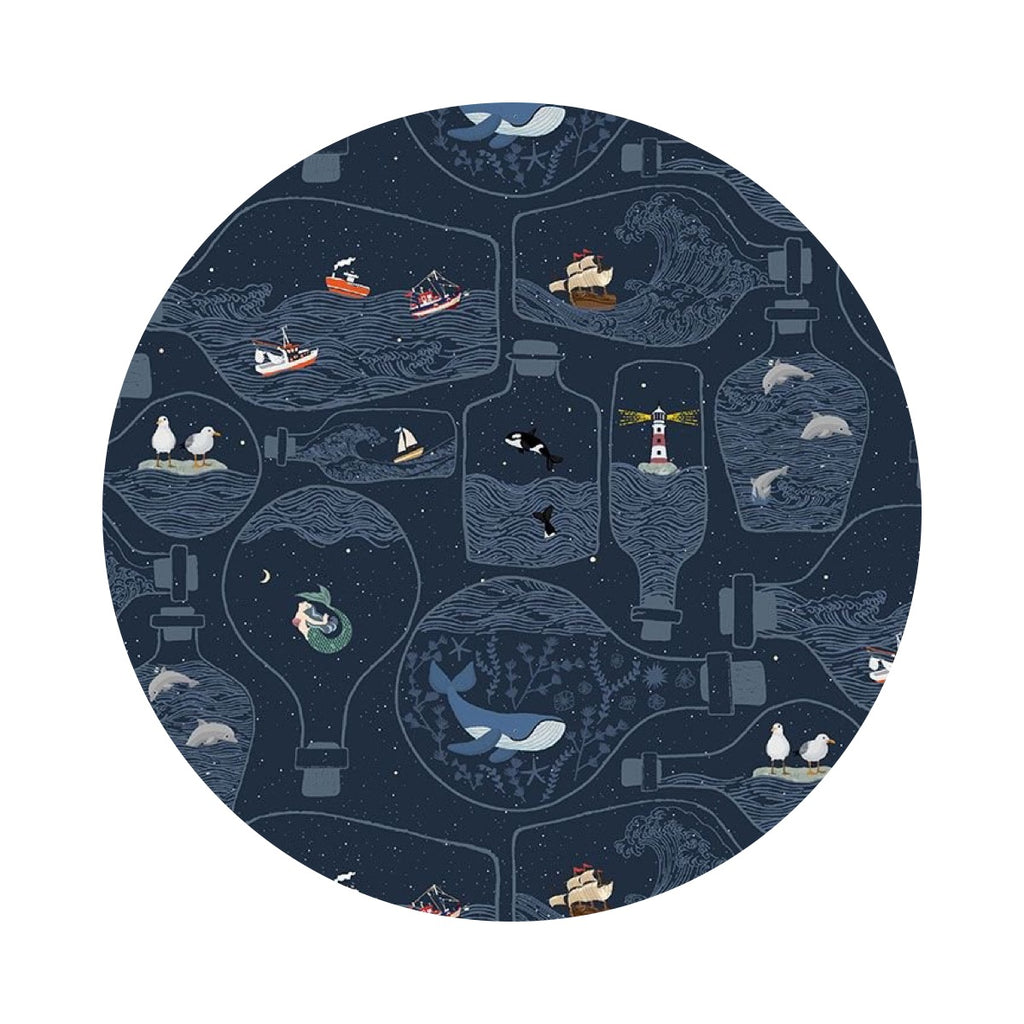 2.5 meters left! - Into the Deep - Salty Collection - Dear Stella Fabrics