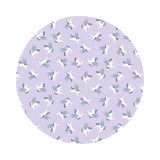 2.5 meters left! - Unicorns in Lilac - Make a Little Magic Collection - Dear Stella Fabrics