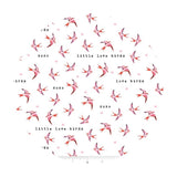 3 meters left! - Love Birds in White - Sending Love Collection - Riley Blake Designs