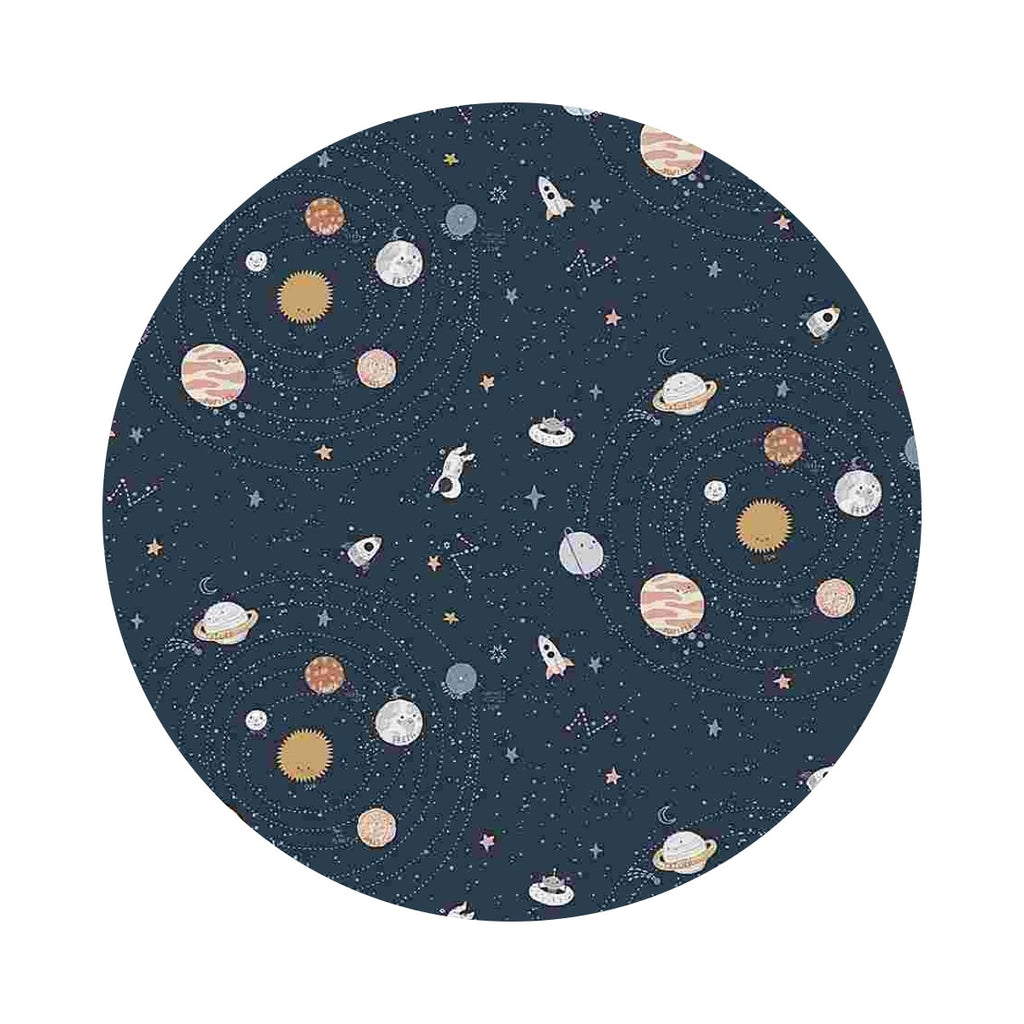 Constellation in Phantom - To the Moon Collection - Dear Stella Fabrics