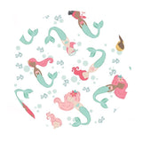 Mermaids in White - Ahoy! Mermaids Collection - Riley Blake Designs