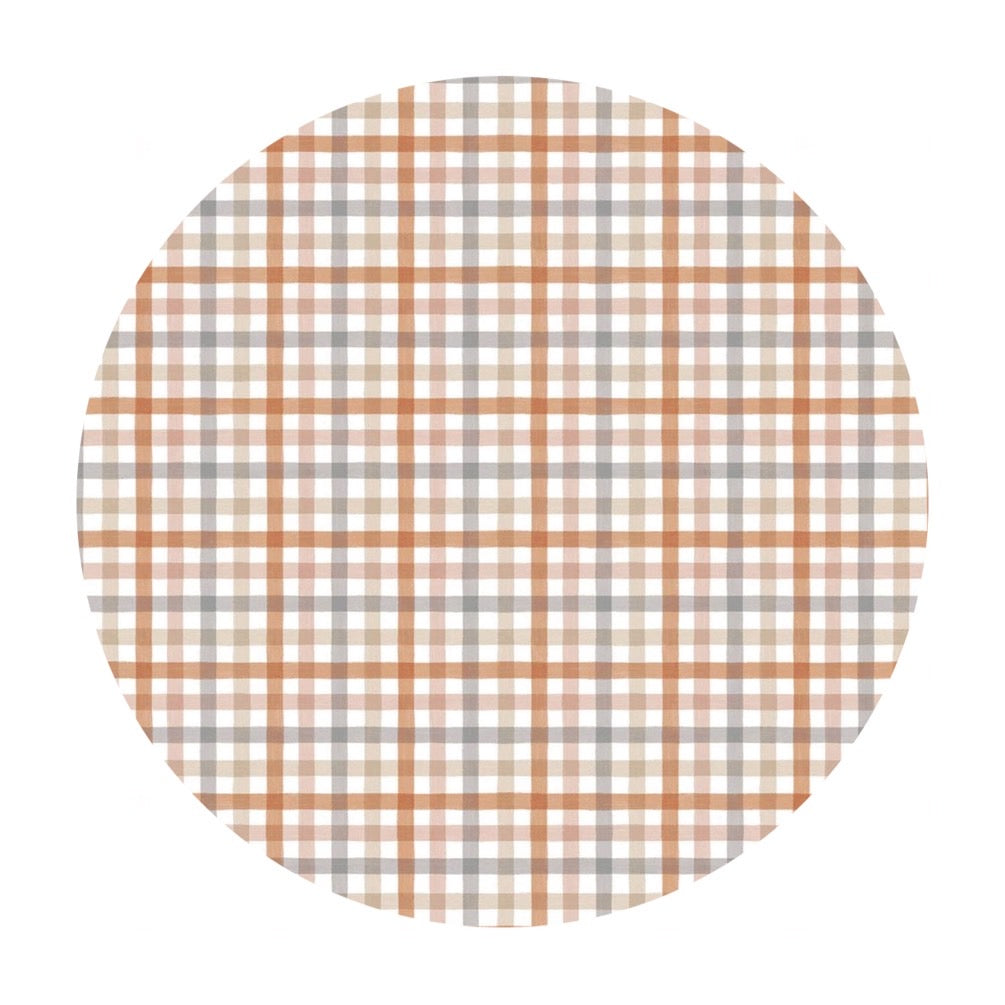 4 meters left! - Plaid in Multi - Smitten Kitten Collection - Camelot Fabrics