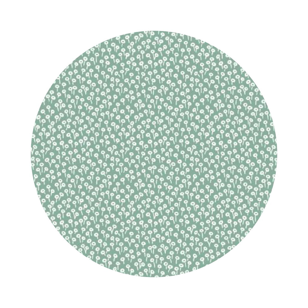 Tapestry Dot in Green Cotton - Basics by Rifle Paper Co. - Cotton + Steel Fabrics