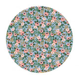 Rosa in Chambray Metallic - Garden Party by Rifle Paper Co. - Cotton + Steel Fabrics