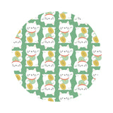 Maneki-Neko in Mint - On a Roll Collection - Camelot Fabrics