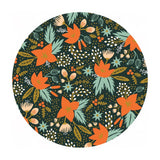Poinsettia in Evergreen Metallic Cotton - Holiday Classics by Rifle Paper Co. - Cotton + Steel Fabrics