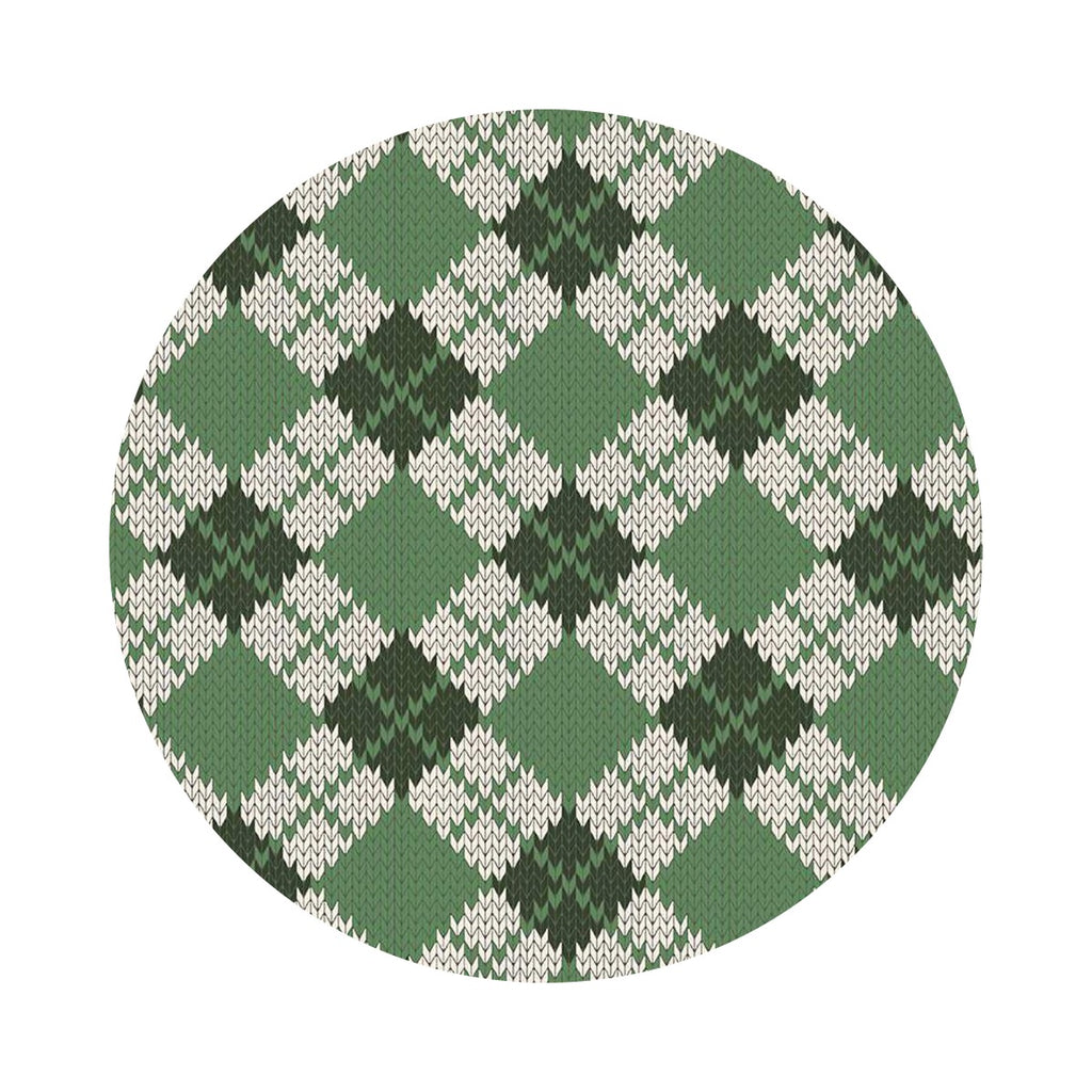 2 meters left! - Argyle in Green - Forest Friends Collection - Riley Blake Designs