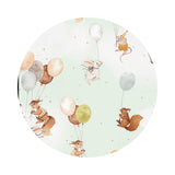 4 meters left! - Up & Up in Misty - Little Fawn Celebration Collection - Dear Stella Fabrics