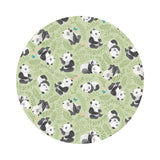 2 meters left! - Bearly Awake in Celery - Panda Monium Collection - Dear Stella Fabrics