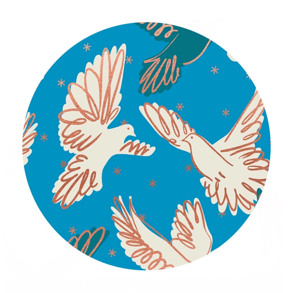 Fly in Bright Blue - Rise Collection - Melody Miller - Ruby Star Society