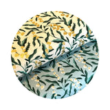 Lily in Cream Cotton with Metallic - Vintage Garden by Rifle Paper Co. - Cotton + Steel Fabrics